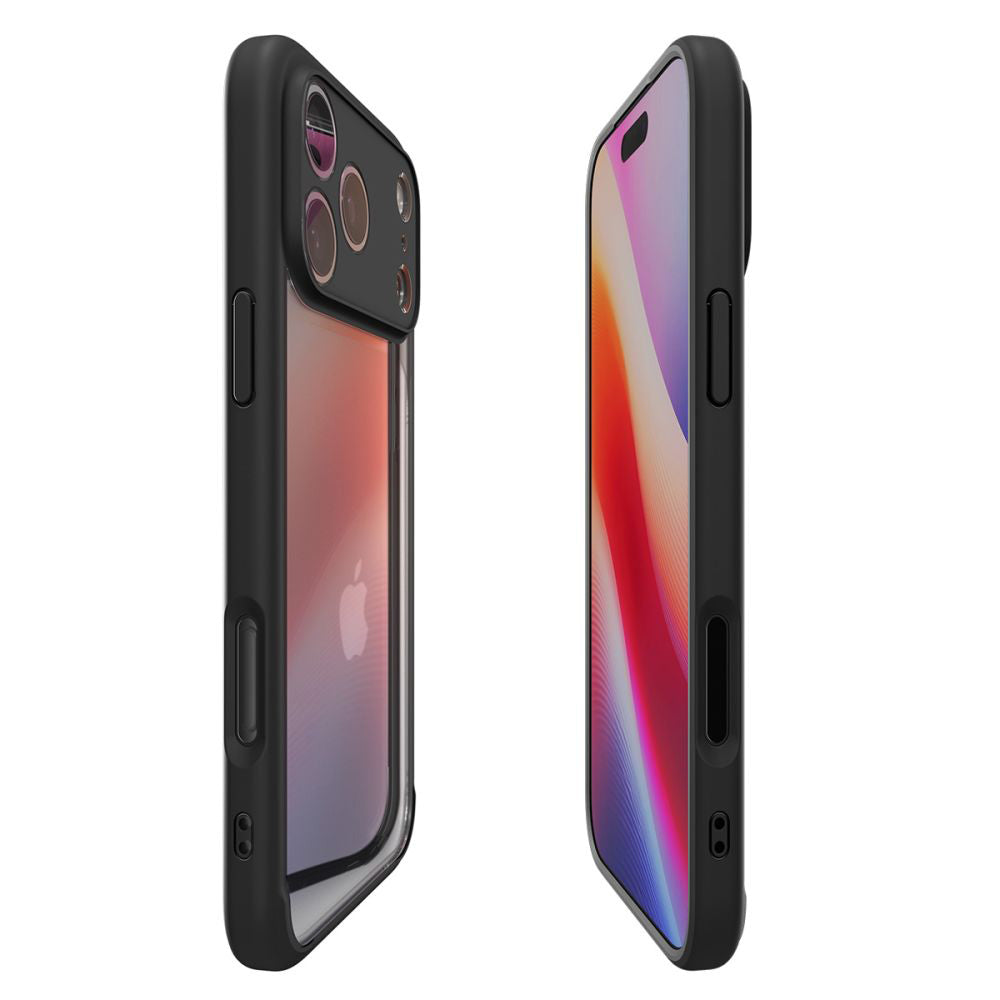 Θήκη για Apple iPhone 17 Pro, Spigen, Ultra Hybrid, Ματ Μαύρη ACS10343
