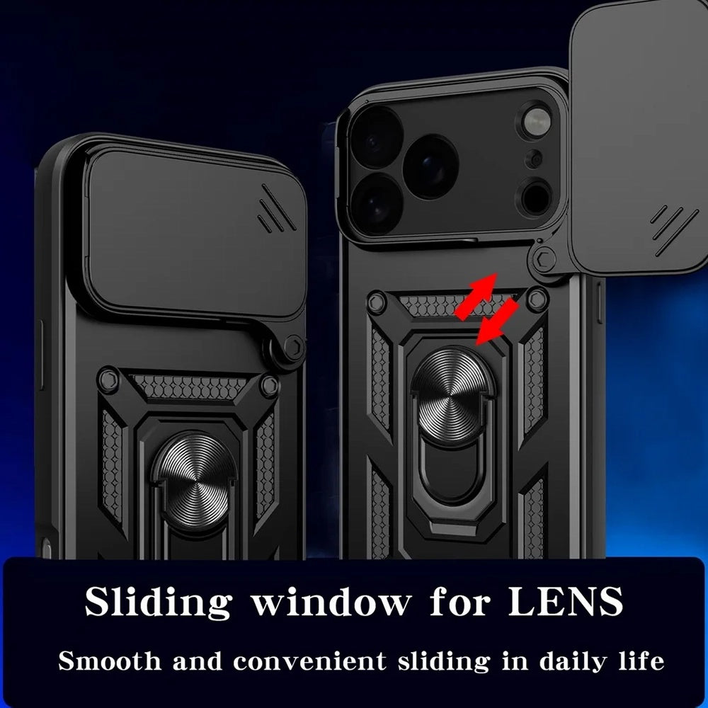 Case for Apple iPhone 17 Pro, Techsuit, CamShield, Black