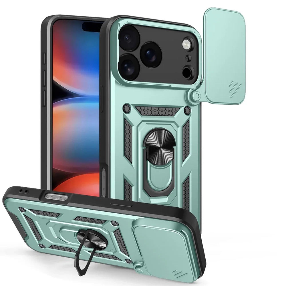 Θήκη για Apple iPhone 17 Pro, Techsuit, CamShield, Πράσινη