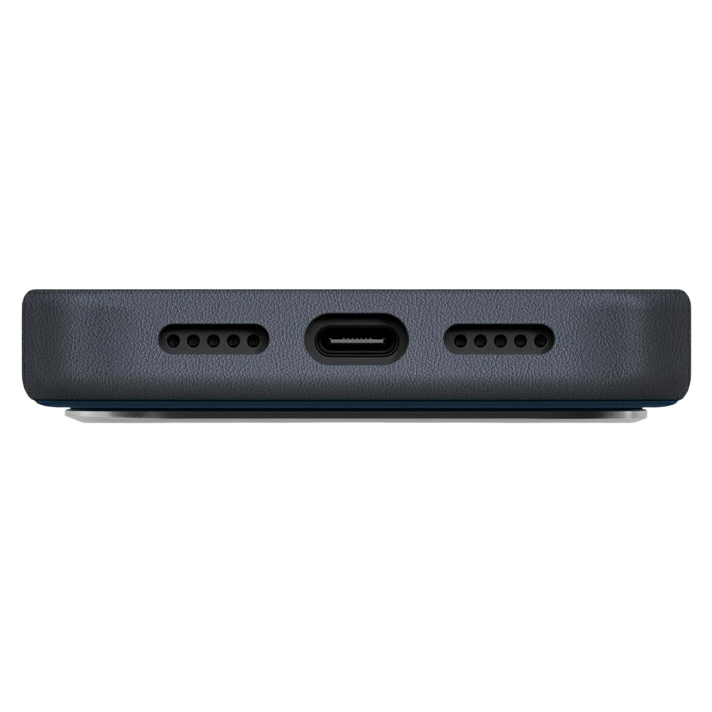 Θήκη για Apple iPhone 17 Pro, UNIQ, Lyden Leatherette, Μαύρο Μπλε