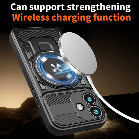 Θήκη για Apple iPhone 17, Techsuit, RuggedCam, Μαύρη