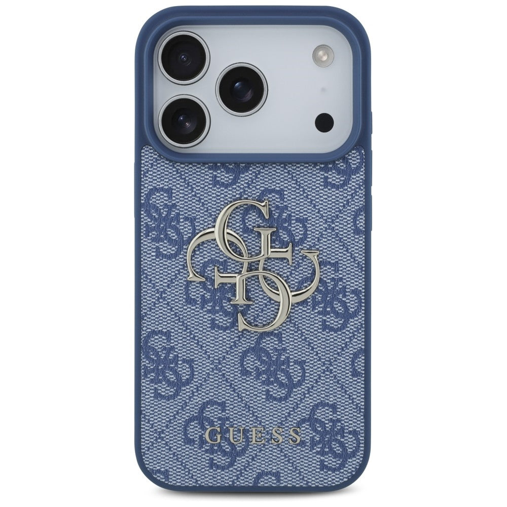Θήκη για Apple iPhone 18 Pro / 17 Pro, Guess, 4G Big Logo, Μπλε