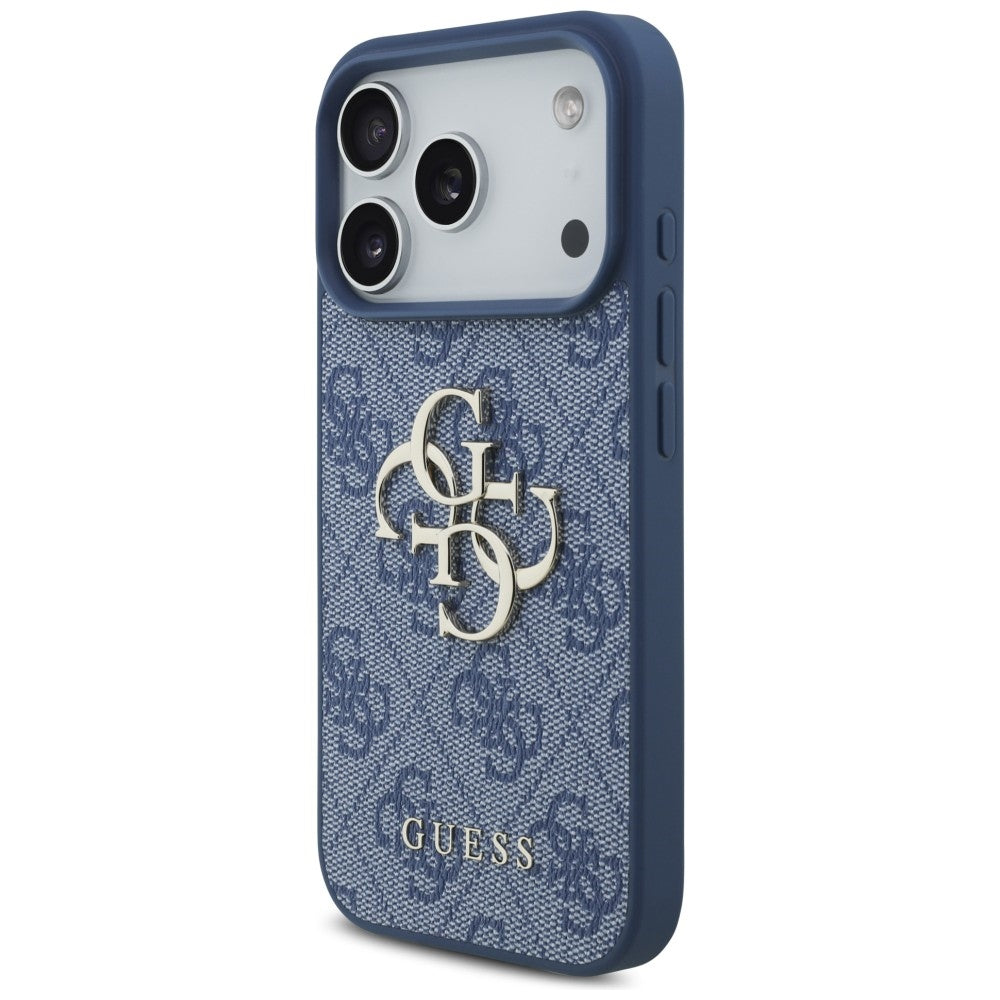 Θήκη για Apple iPhone 18 Pro / 17 Pro, Guess, 4G Big Logo, Μπλε