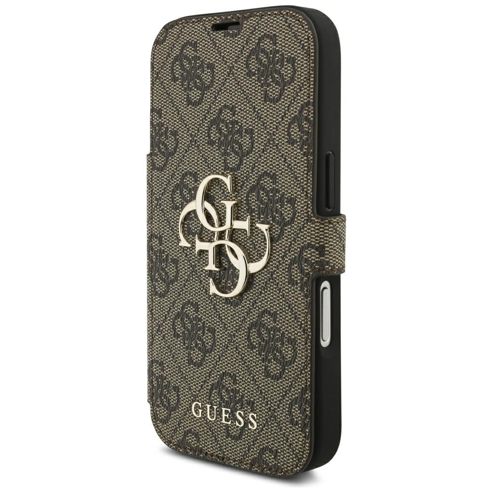Θήκη για Apple iPhone 18 Pro / 17 Pro, Guess, 4G Μεταλλικό Λογότυπο, Καφέ