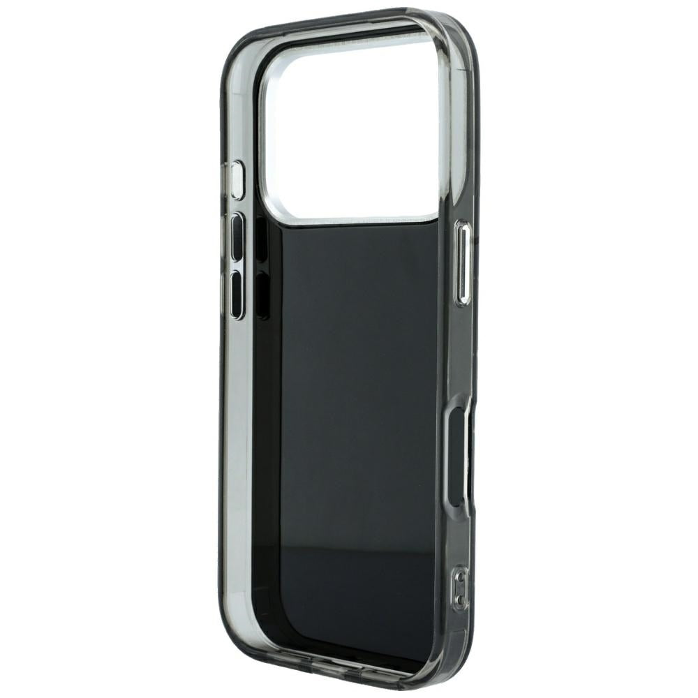Θήκη για Apple iPhone 18 Pro / 17 Pro, Karl Lagerfeld, IML Κρύσταλλα και Ηλεκτρολυμένο Λογότυπο, Μαύρη