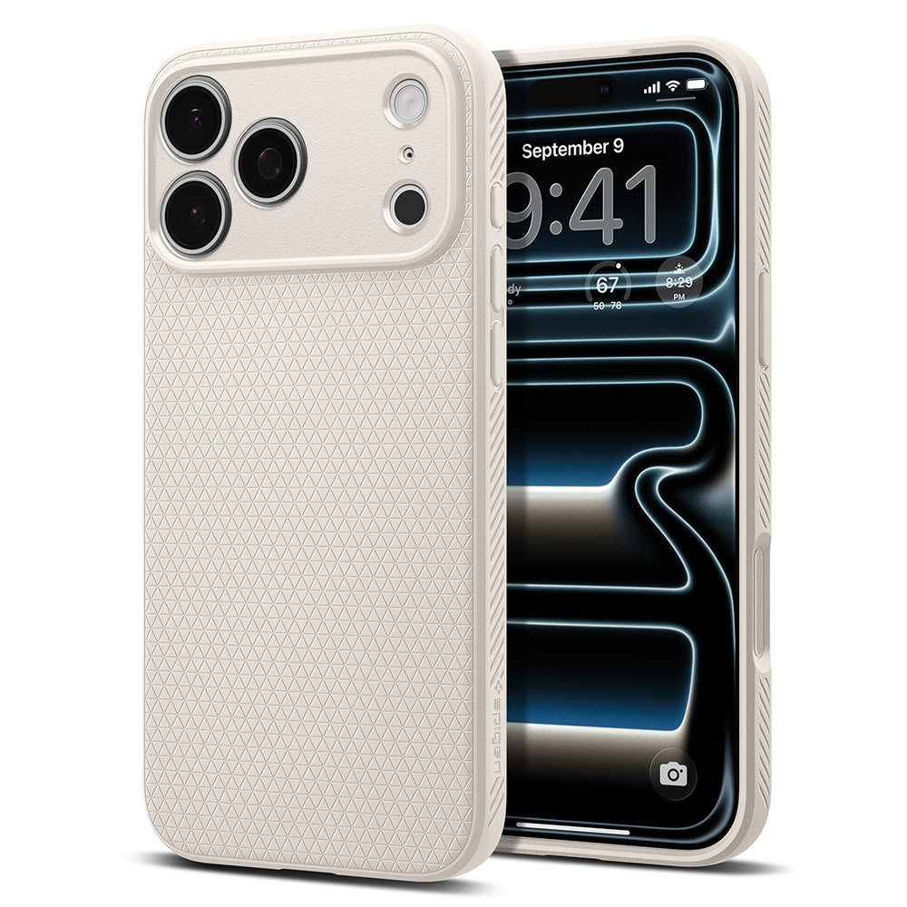 Θήκη για Apple iPhone 18 Pro / 17 Pro, Spigen, Liquid Air, Μπεζ ACS12152