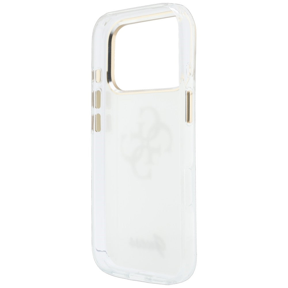 Θήκη για Apple iPhone 18 Pro, Guess, IML 4G Metal Script, Λευκό