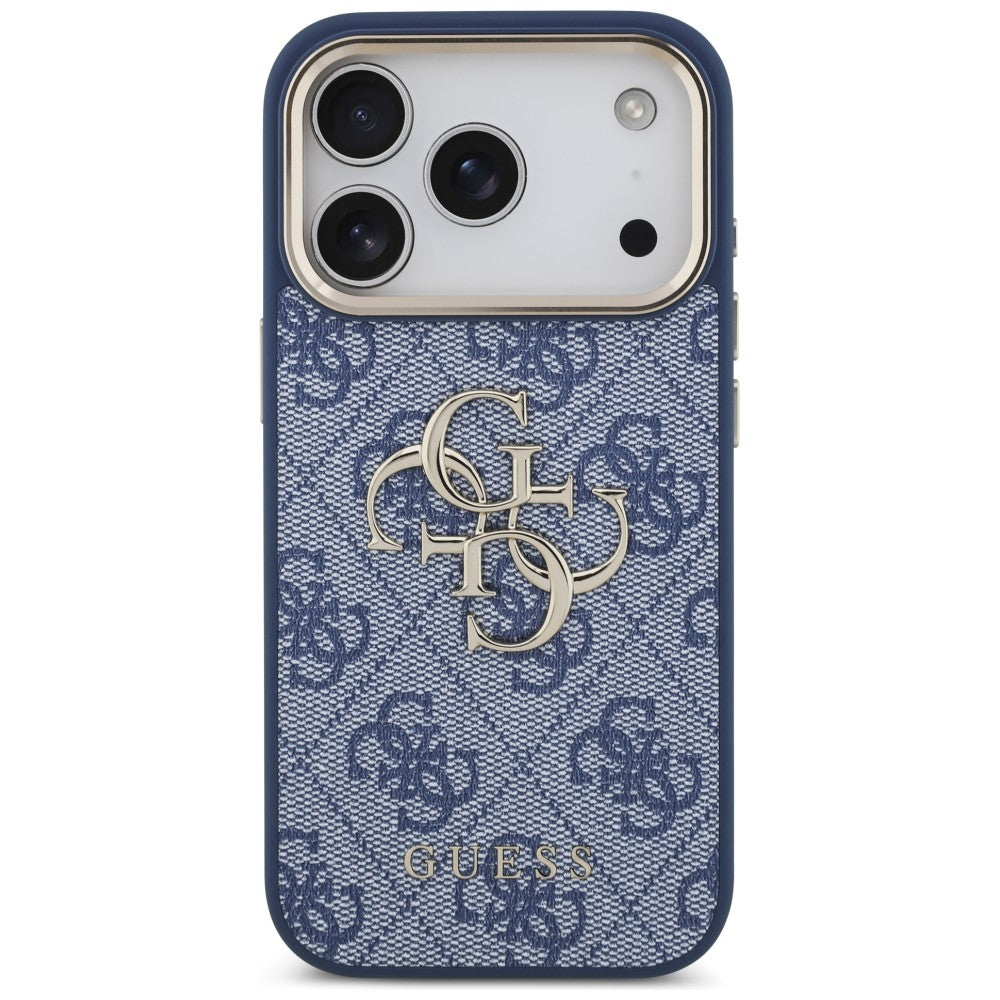 Θήκη για Apple iPhone 18 Pro Max / 17 Pro Max, Guess, 4G Big Classic Logo, Μπλε