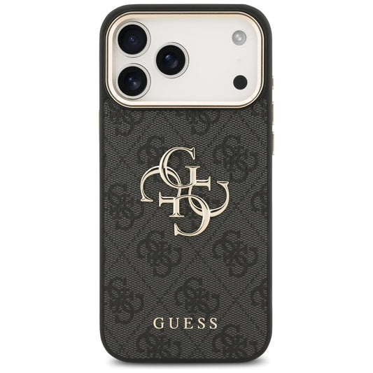 Θήκη για Apple iPhone 18 Pro Max / 17 Pro Max, Guess, 4G Big Classic Logo, Μαύρη