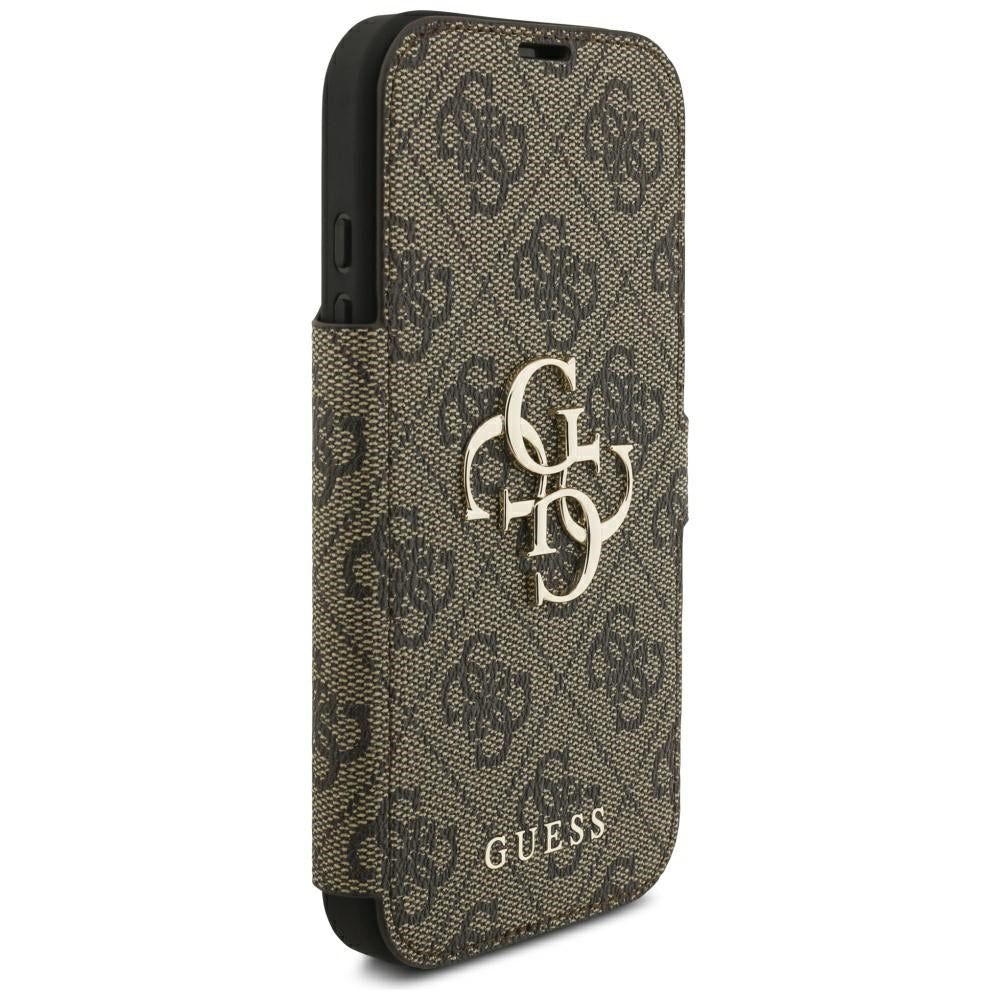 Θήκη για Apple iPhone 18 Pro Max / 17 Pro Max, Guess, 4G Μεταλλικό Λογότυπο, Καφέ