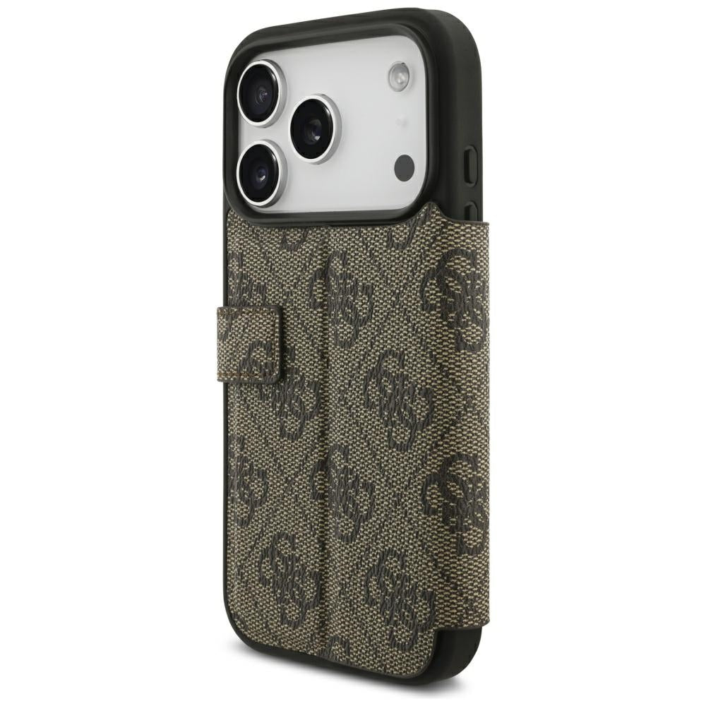 Θήκη για Apple iPhone 18 Pro Max / 17 Pro Max, Guess, 4G Μεταλλικό Λογότυπο, Καφέ