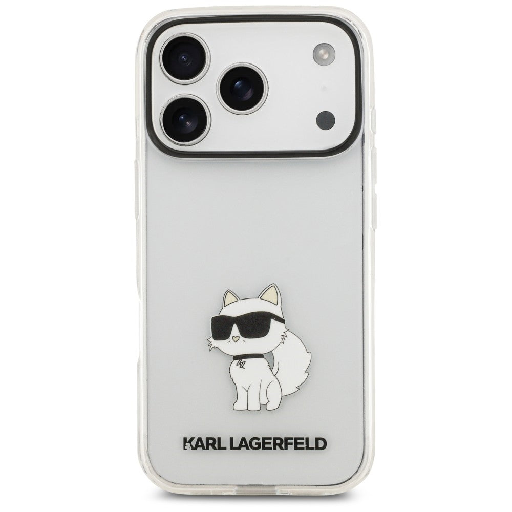 Θήκη για Apple iPhone 18 Pro Max / 17 Pro Max, Karl Lagerfeld, IML Choupette NFT, Διαφανής