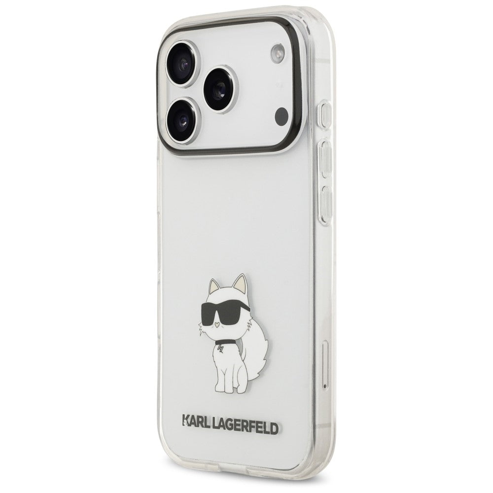 Θήκη για Apple iPhone 18 Pro Max / 17 Pro Max, Karl Lagerfeld, IML Choupette NFT, Διαφανής