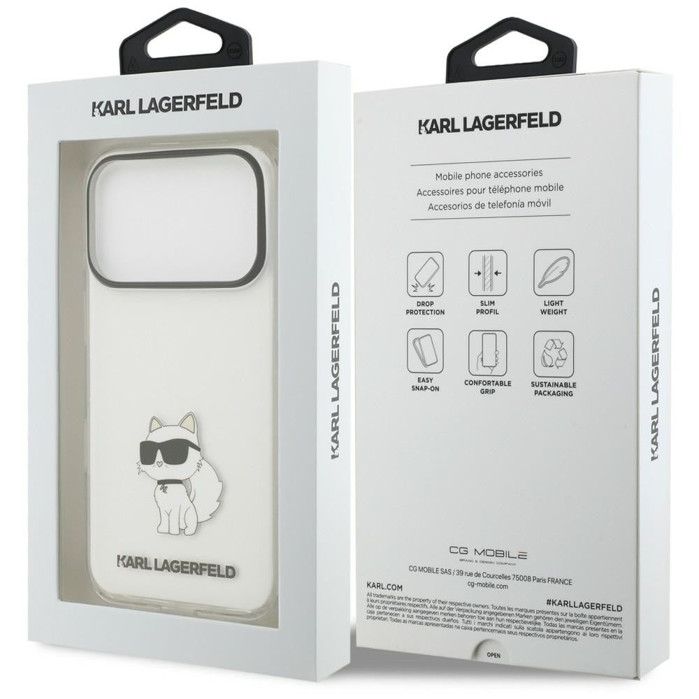 Θήκη για Apple iPhone 18 Pro Max / 17 Pro Max, Karl Lagerfeld, IML Choupette NFT, Διαφανής