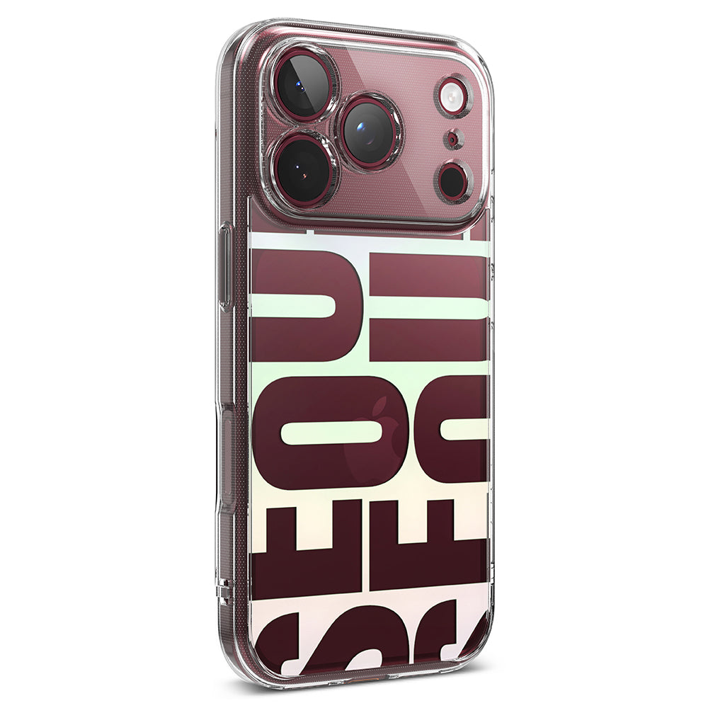 Θήκη για Apple iPhone 18 Pro Max / 17 Pro Max, Ringke, Fusion Seoul, Βυσσινί