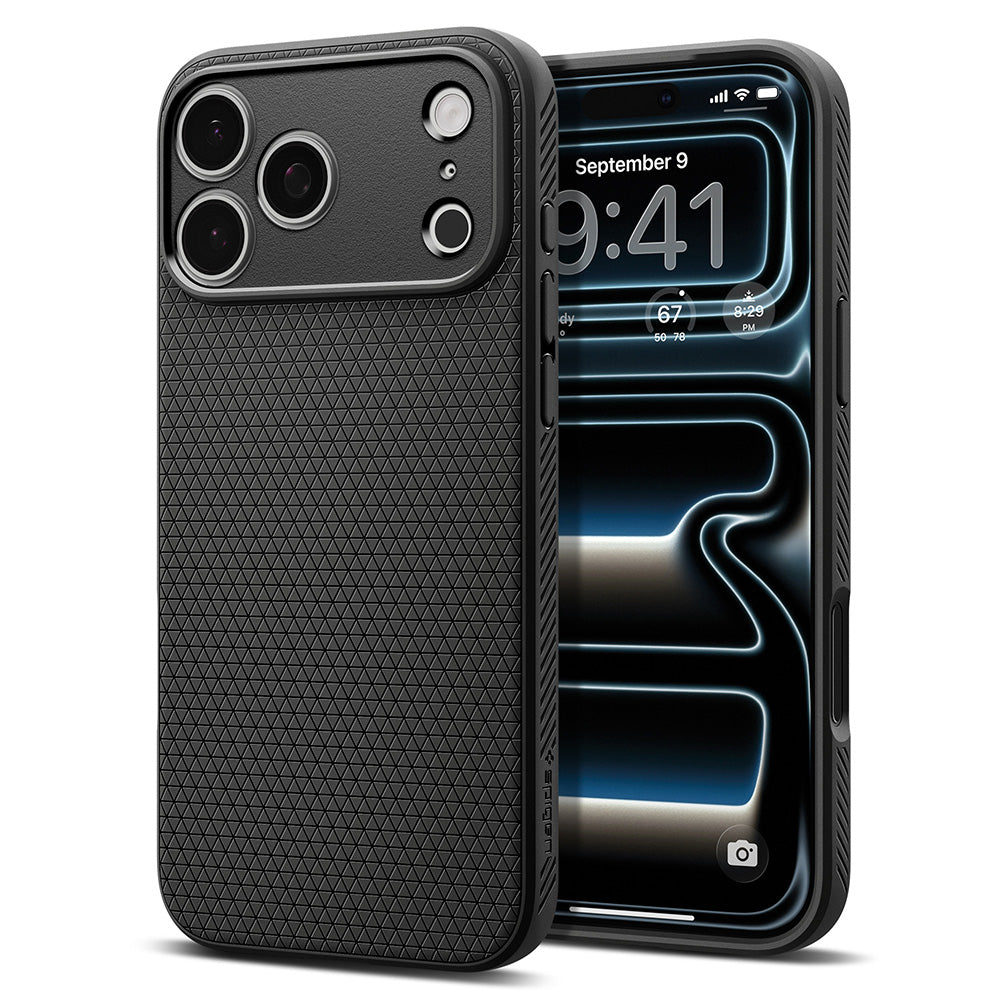 Θήκη για Apple iPhone 18 Pro Max / 17 Pro Max, Spigen, Liquid Air, Μαύρο Ματ ACS12111