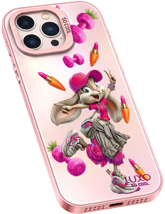 Θήκη για Apple iPhone 17, LUXO So CooL, ArcadiA Rabbit, Πολύχρωμο