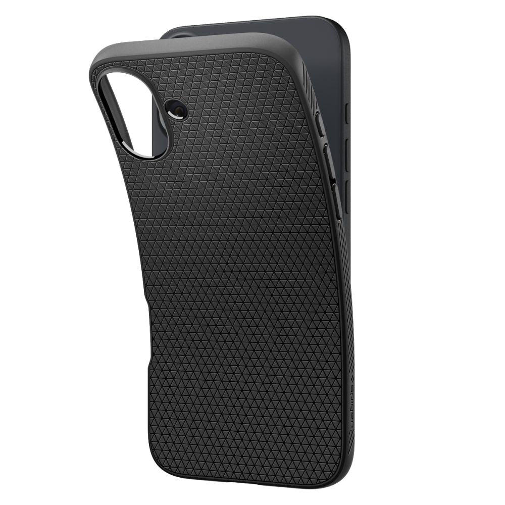 Θήκη για Apple iPhone 16 Plus, Spigen, Liquid Air, Ματ Μαύρη ACS08066