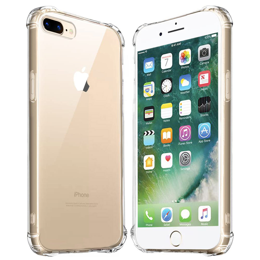 Θήκη για Apple iPhone 8 Plus / 7 Plus, Techsuit, Ανθεκτική σε Κρούσεις Διαφανής, Διάφανη
