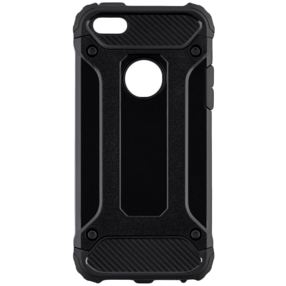 Θήκη για Apple iPhone SE (2016) / 5 / 5s, Techsuit, Hybrid Armor, Μαύρη