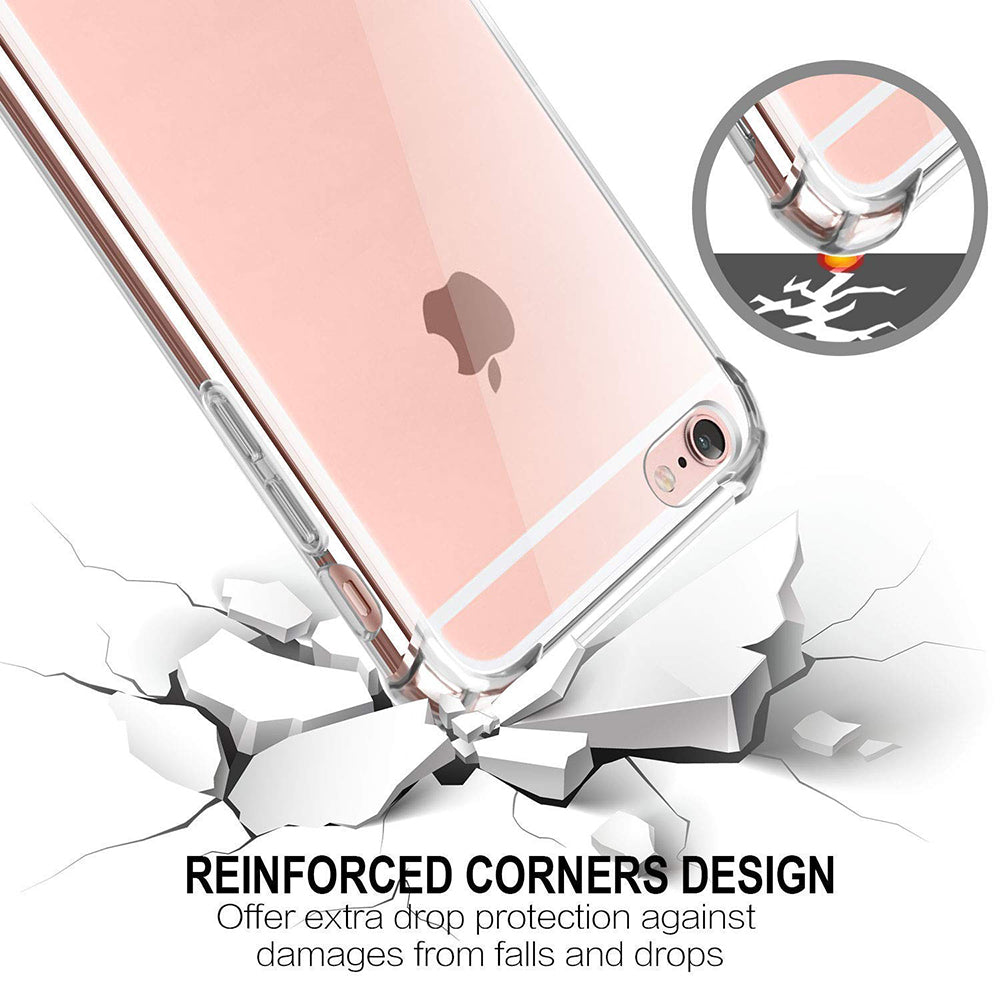 Θήκη για Apple iPhone SE (2022) / SE (2020) / 8 / 7, Techsuit, Ανθεκτική σε Κρούσεις Διαφανής, Διαφάνεια