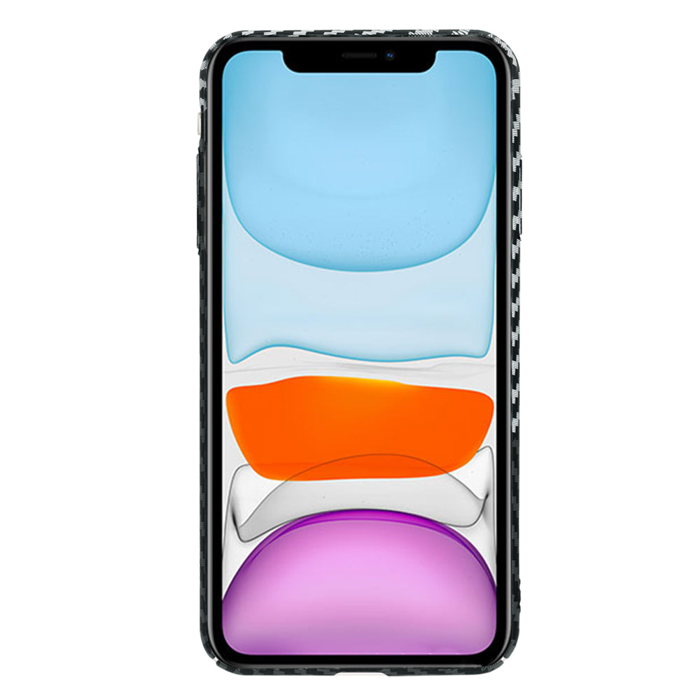 Θήκη για Apple iPhone XR, Techsuit, Carbonite FiberShell, Μαύρο Γκρι
