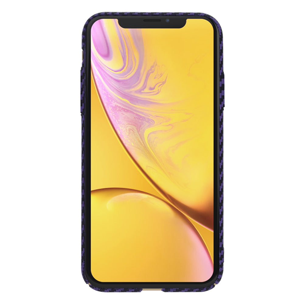 Θήκη για Apple iPhone XR, Techsuit, Carbonite FiberShell, Μωβ