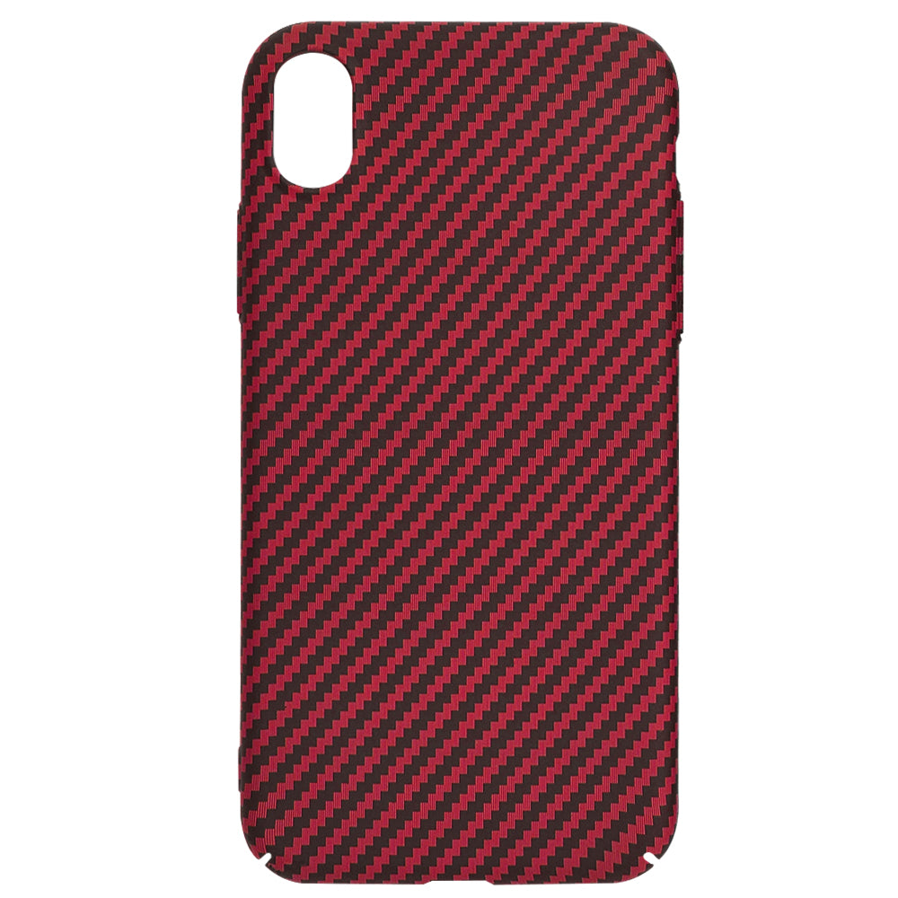 Θήκη για Apple iPhone XR, Techsuit, Carbonite FiberShell, Κόκκινο