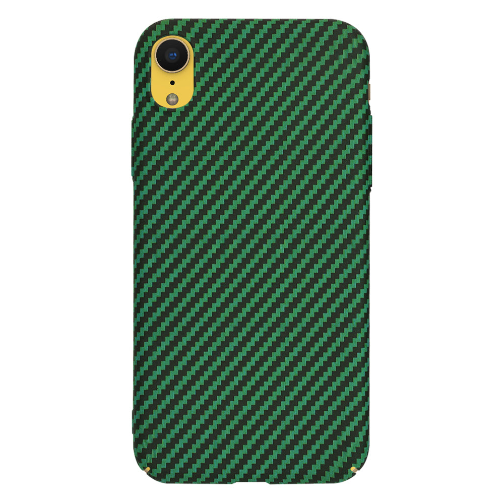 Θήκη για Apple iPhone XR, Techsuit, Carbonite FiberShell, Πράσινο