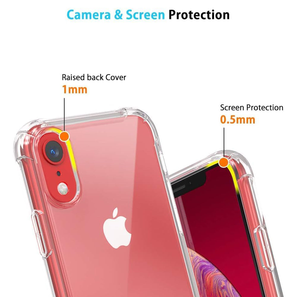 Θήκη για Apple iPhone XR, Techsuit, Ανθεκτική σε Κρούσεις Διαφανής, Διάφανη