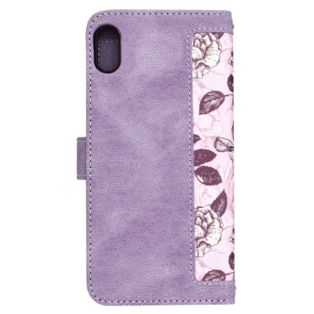 Θήκη για Apple iPhone XS Max, Techsuit, FlipCraft, Μωβ