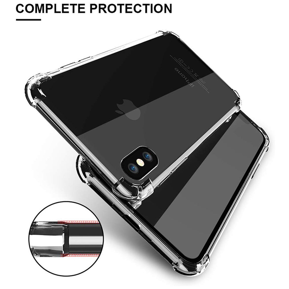 Θήκη για Apple iPhone XS / X, Techsuit, Ανθεκτική σε Κρούσεις Διαφανής, Διάφανη