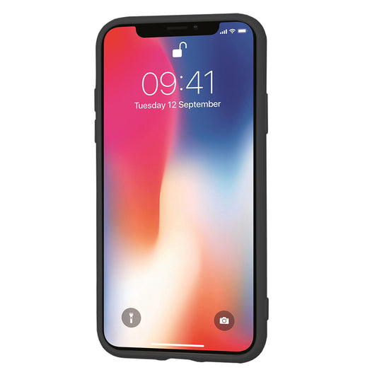 Θήκη για Apple iPhone XS / X, Techsuit, SoftFlex, Μαύρη