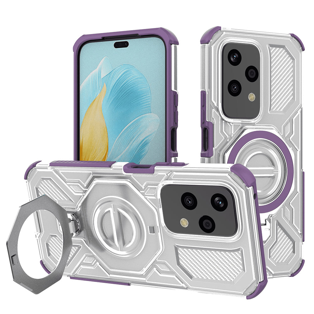 Θήκη για Honor 200 Lite, Techsuit, Carbon Shield Pro, Μωβ