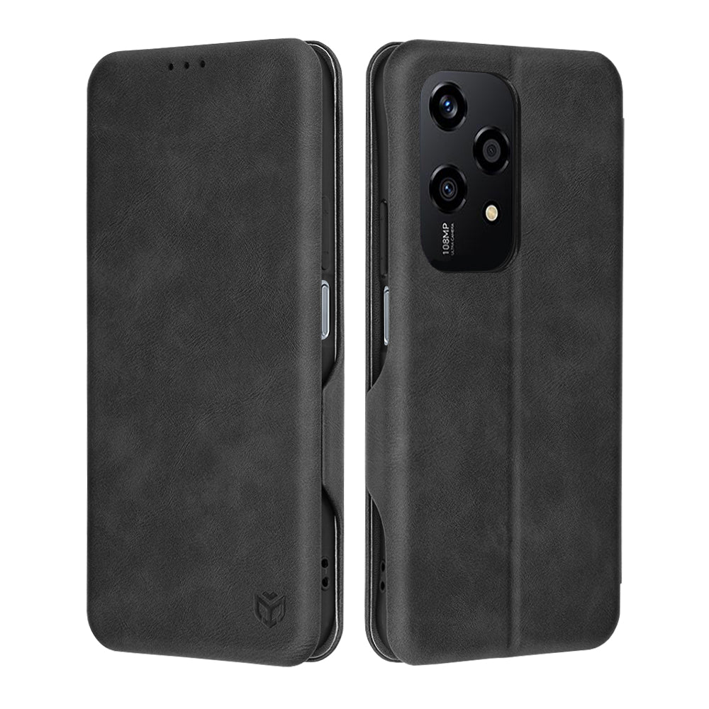 Θήκη για Honor 200 Lite, Techsuit, Safe Wallet Plus, Μαύρη