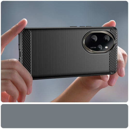 Θήκη για Honor 200 Pro, Techsuit, Carbon, Μαύρο