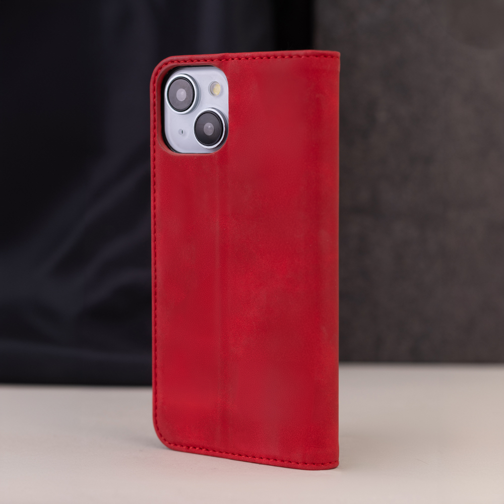 Θήκη για Honor 400 Lite, OEM, Smart Suede, Κόκκινο