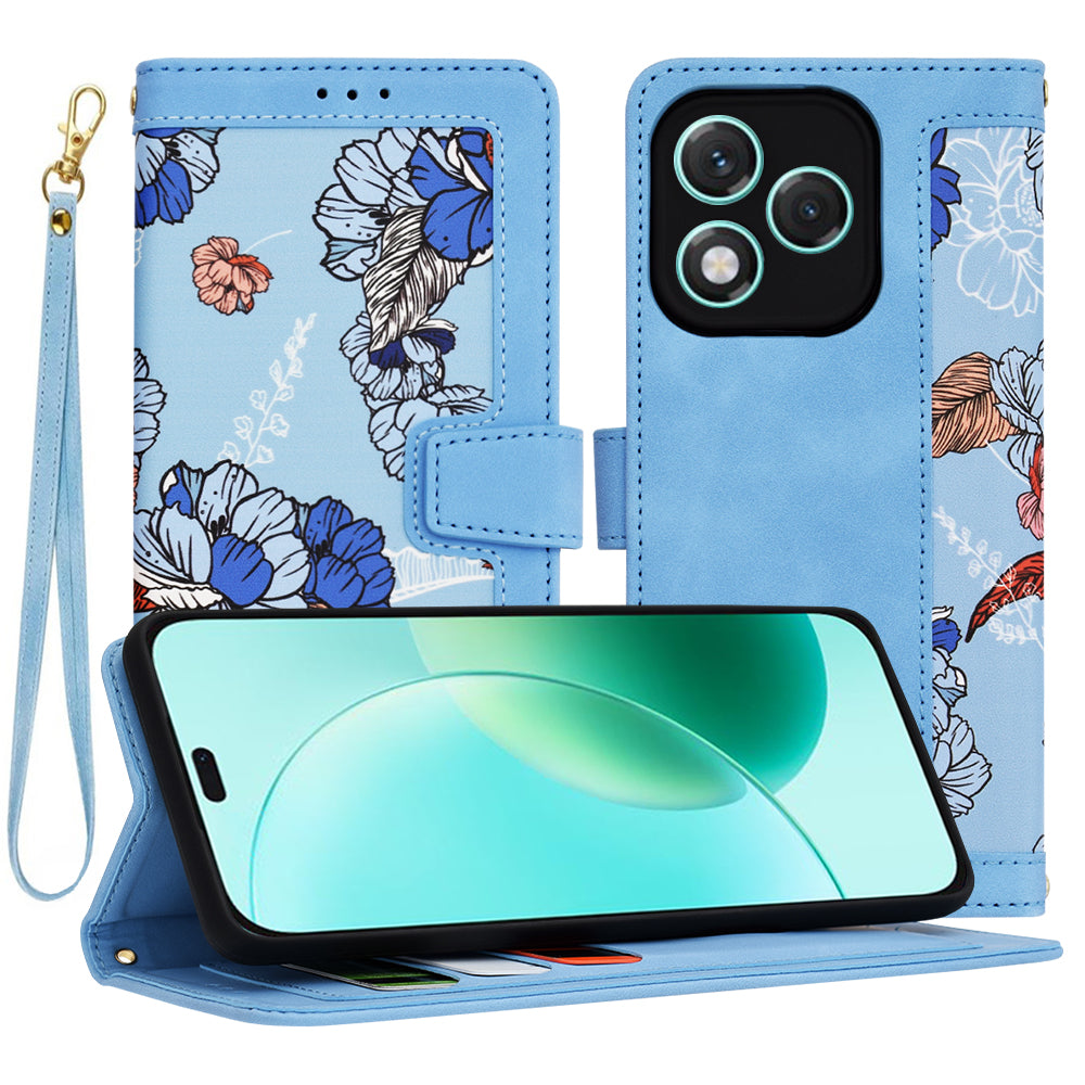 Θήκη για Honor 400 Lite, Techsuit, FlipCraft, Μπλε