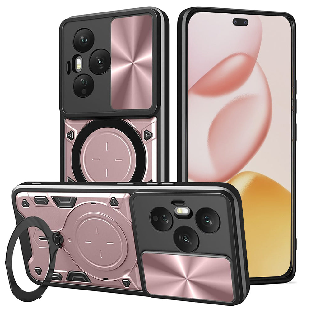 Θήκη για Honor 400 Pro, Techsuit, CamGuard Pro, Ροζ Χρυσό
