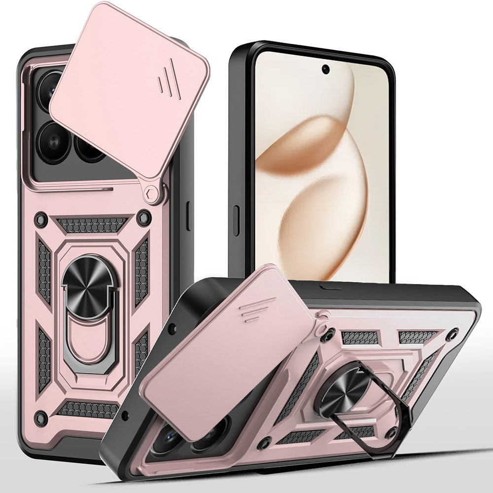 Θήκη για Honor 400 Smart 4G / X7d 4G / 400 Smart 5G, Techsuit, CamShield, Ροζ