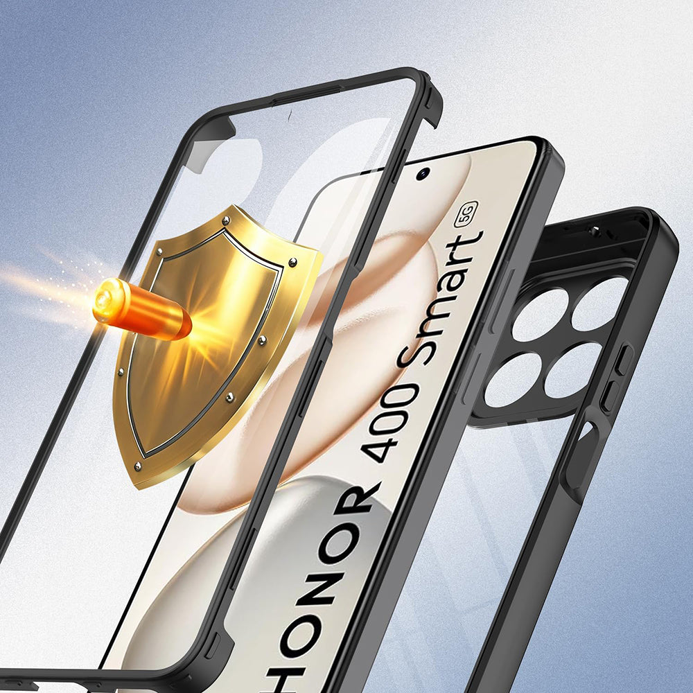 Θήκη για Honor 400 Smart 4G / X7d 4G / 400 Smart 5G, Techsuit, ColorVerse 360, Μαύρη