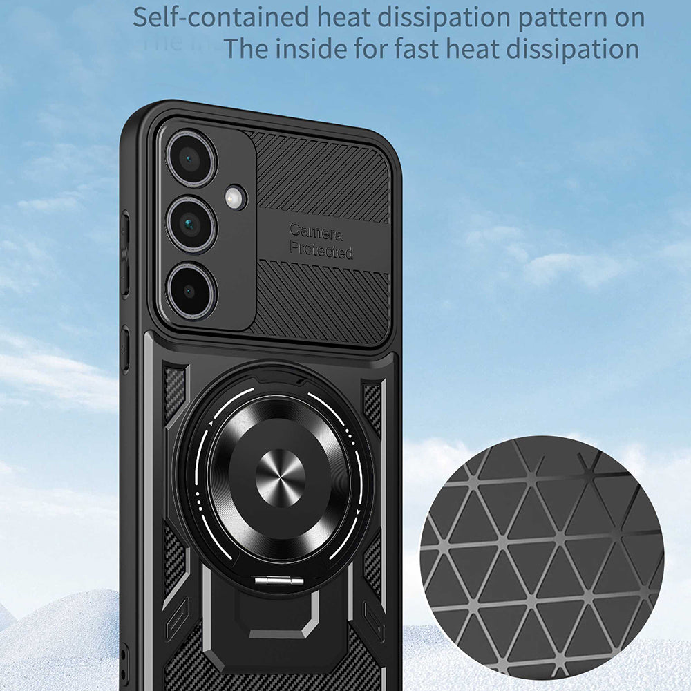 Θήκη για Honor 400 Smart 4G / X7d 4G / 400 Smart 5G, Techsuit, RuggedCam, Μαύρη