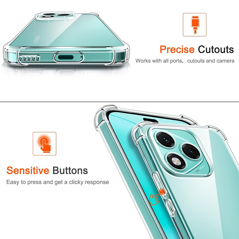 Θήκη για Honor 600 Lite, Techsuit, Shockproof Clear, Διαφανής