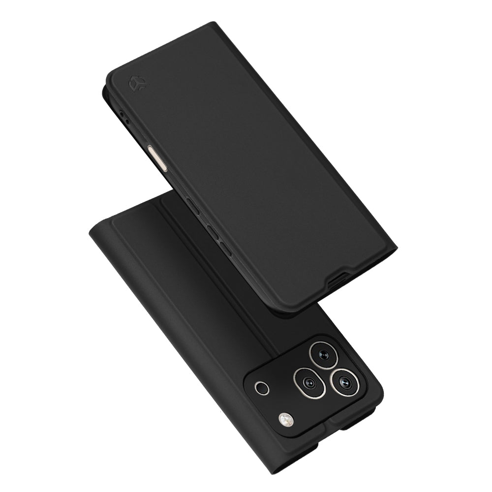 Θήκη για Honor 600 Pro, Techsuit, Magskin Book, Μαύρη