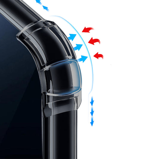 Θήκη για Honor 600 Smart, Techsuit, Ανθεκτική σε Κρούσεις Διαφανής, Καπνιστή
