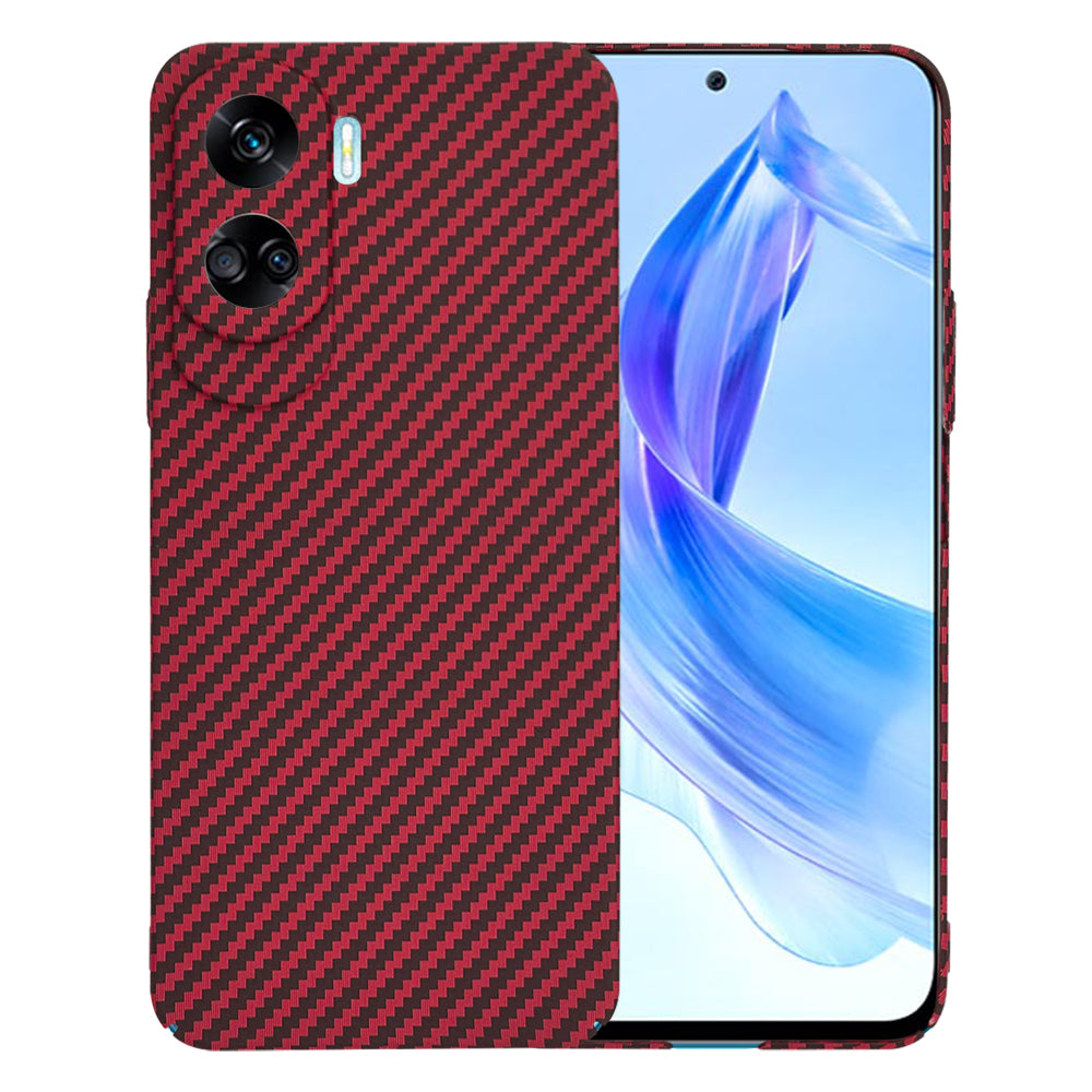 Θήκη για Honor 90 Lite, Techsuit, Carbonite FiberShell, Κόκκινο