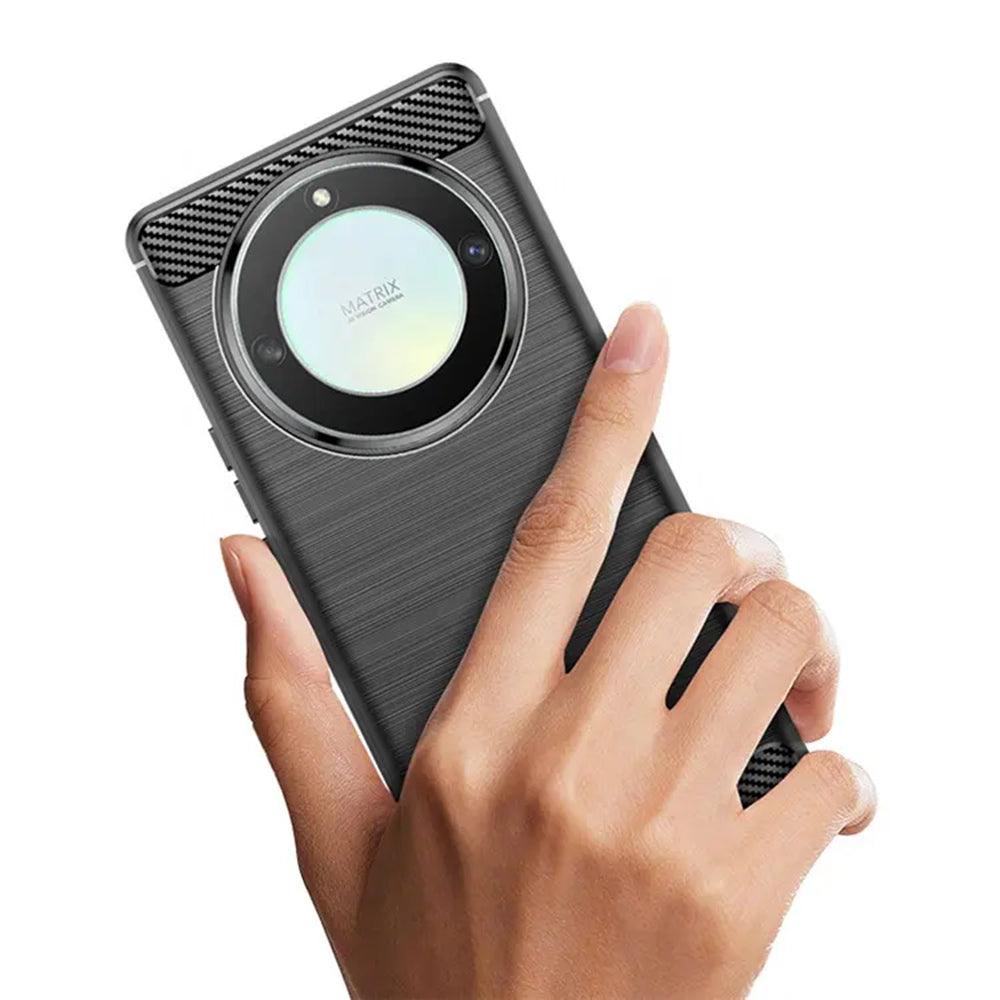 Θήκη για Honor Magic5 Lite, Techsuit, Carbon, Μαύρο