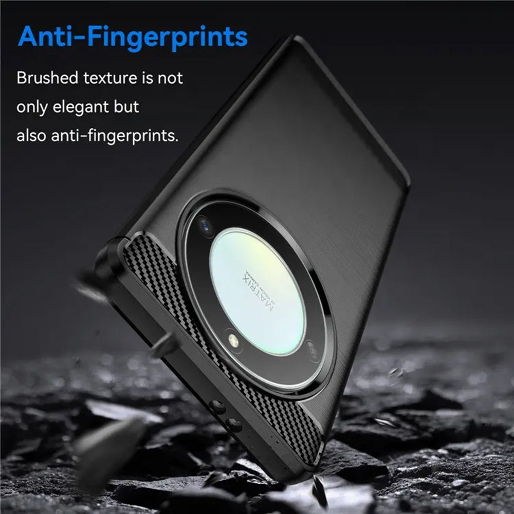 Θήκη για Honor Magic5 Lite, Techsuit, Carbon, Μαύρο