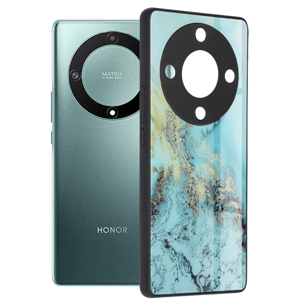 Θήκη για Honor Magic5 Lite, Techsuit, Glaze, Μπλε