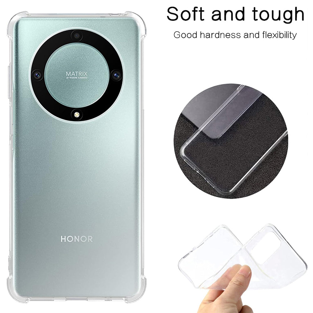 Θήκη για Honor Magic5 Lite, Techsuit, Ανθεκτική σε Κρούσεις Διαφανής, Διάφανη